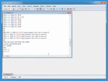 CNC Syntax Editor