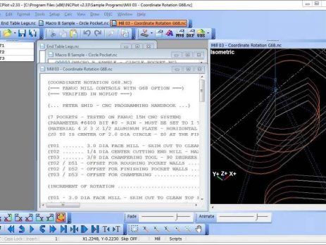 PC-DNC Editorویرایشگر های G-Code - - NCPlot